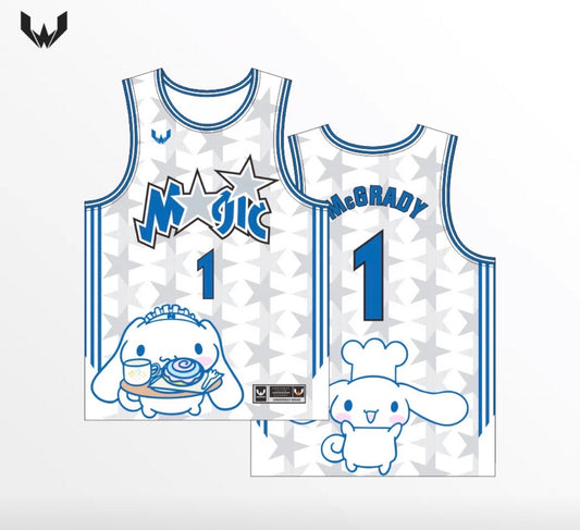 Customized Sanrio x McGrady Sanrio basketball jersey