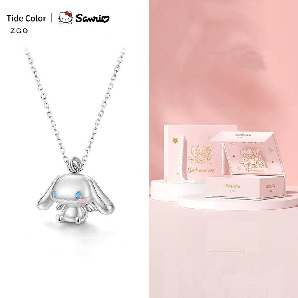 Tide Color x Sanrio Cinnamoroll S925 Silver Necklace