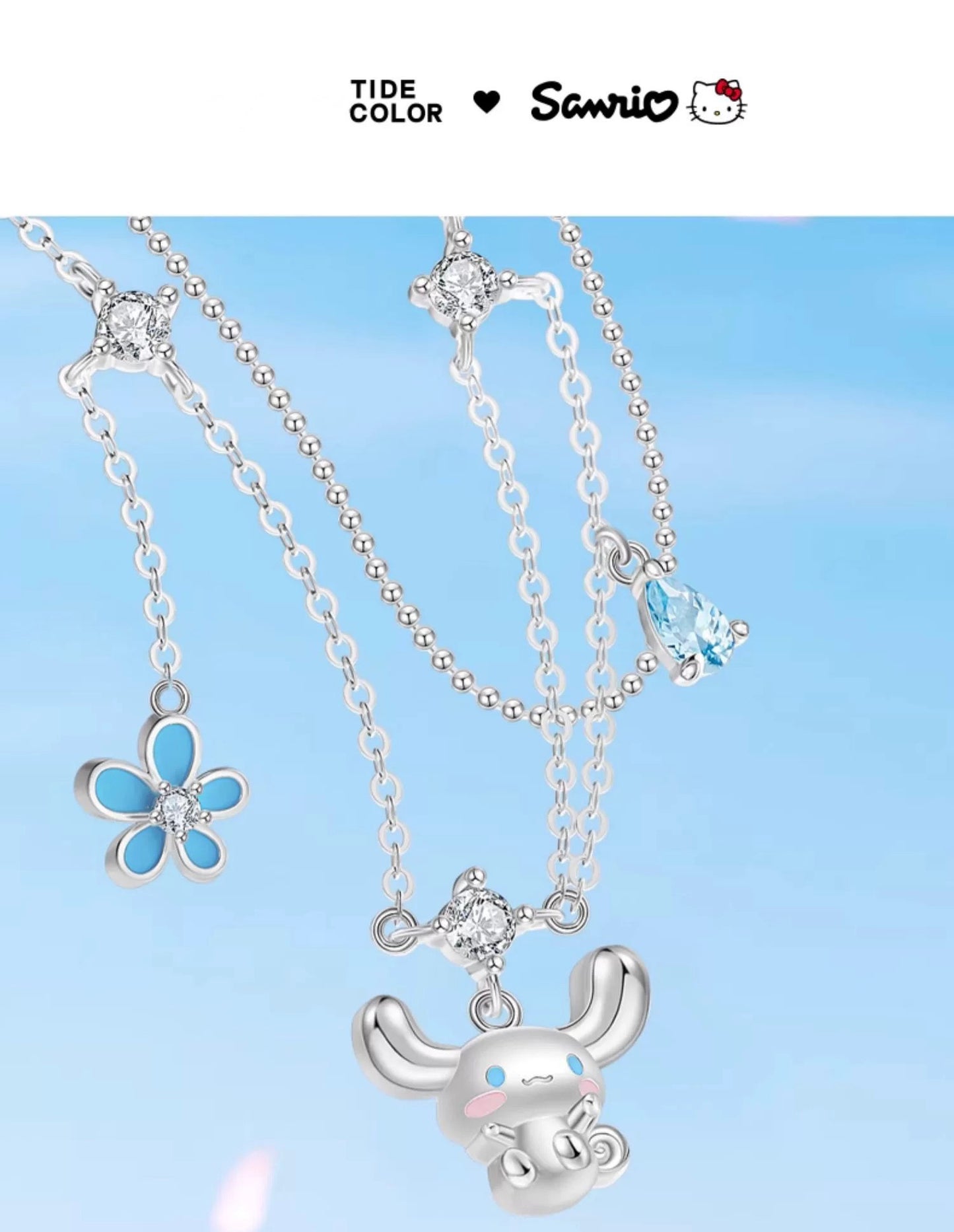 Tide Color x Sanrio Cinnamroll Necklace