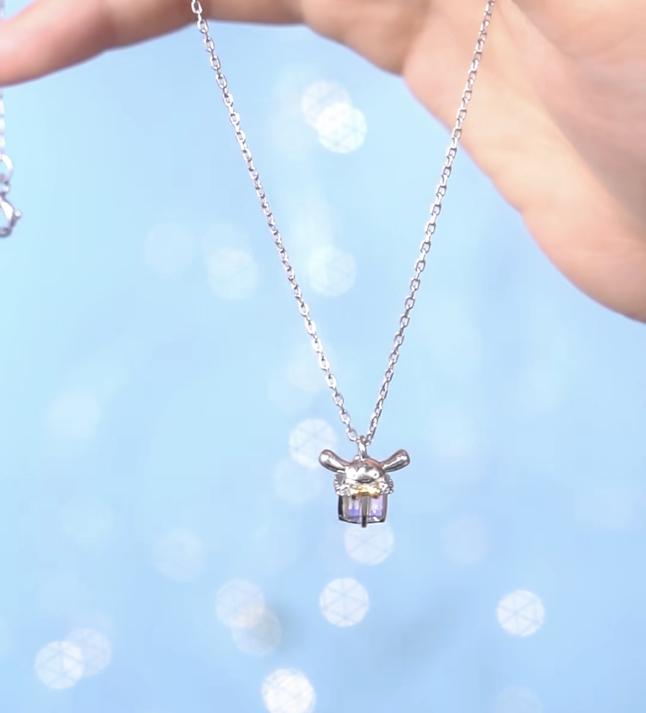 Tide Color x Sanrio Cinnamoroll S925 Silver necklace